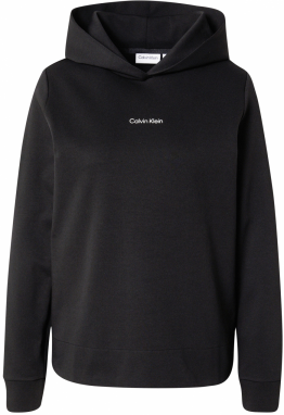 Calvin Klein Mikina  čierna / biela