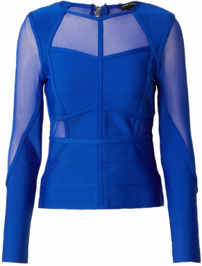 Karen Millen Sukňa  kráľovská modrá