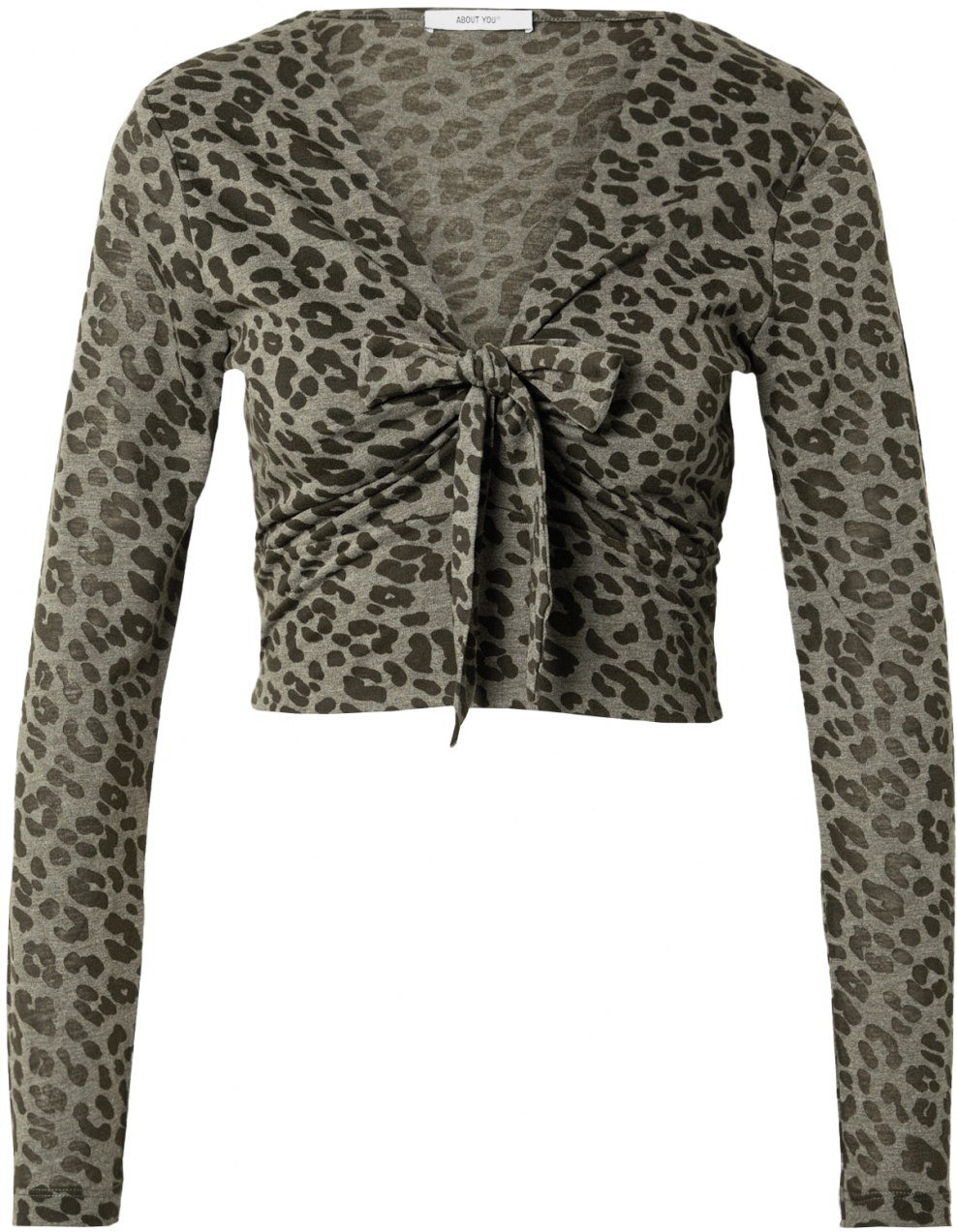 ABOUT YOU Tričko 'Elaine'  olivová / jedľová