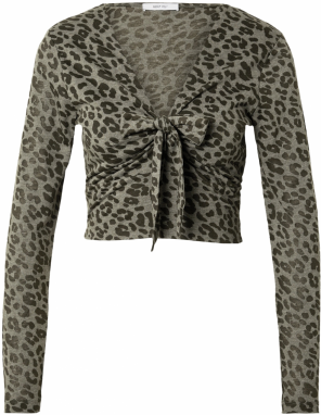 ABOUT YOU Tričko 'Elaine'  olivová / jedľová