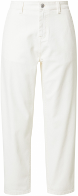 KnowledgeCotton Apparel Nohavice 'CALLA'  biela