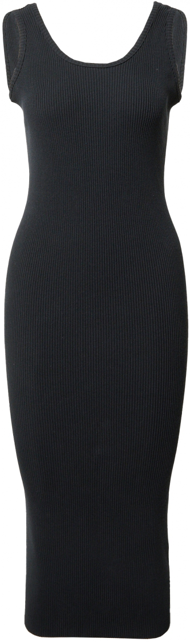 NU-IN Pletené šaty  čierna