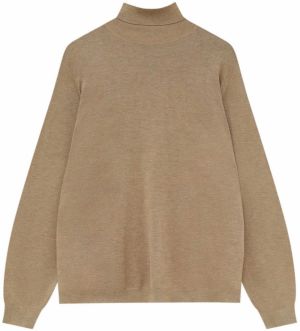 Pull&Bear Sveter  tmavobéžová