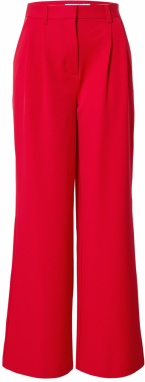 NA-KD Nohavice s pukmi  červená