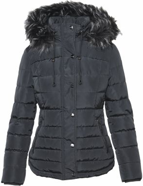 KOROSHI Zimná bunda  čierna