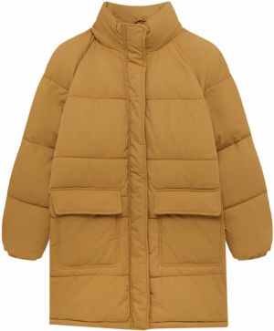 Pull&Bear Zimný kabát  svetlohnedá