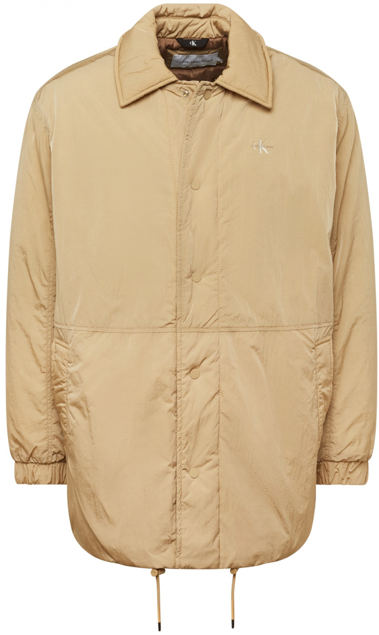Calvin Klein Jeans Prechodná bunda  svetlobéžová