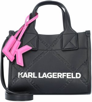 Karl Lagerfeld Kabelka 'Skuare'  ružová / čierna / biela