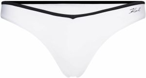 Karl Lagerfeld Bikinové nohavičky  čierna / biela
