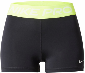NIKE Športové nohavice  neónovo žltá / čierna / biela