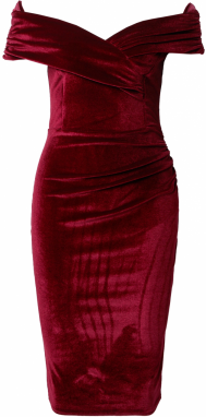 Sistaglam Kokteilové šaty 'MYLO'  červeno-fialová