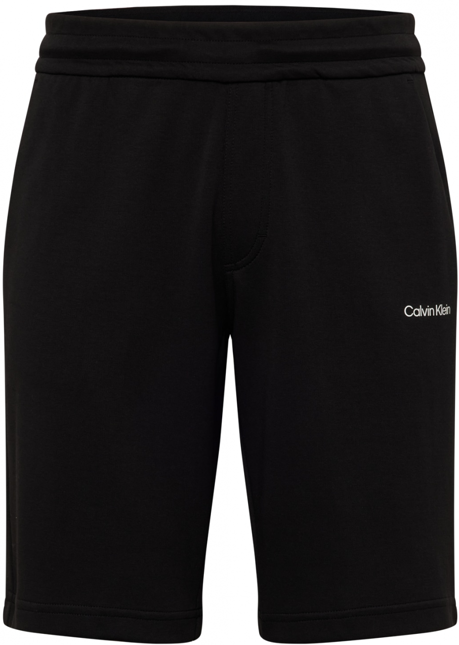 Calvin Klein Nohavice  čierna / biela
