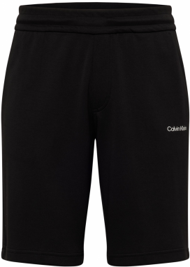 Calvin Klein Nohavice  čierna / biela