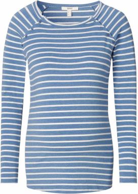 Esprit Maternity Tričko  dymovo modrá / biela