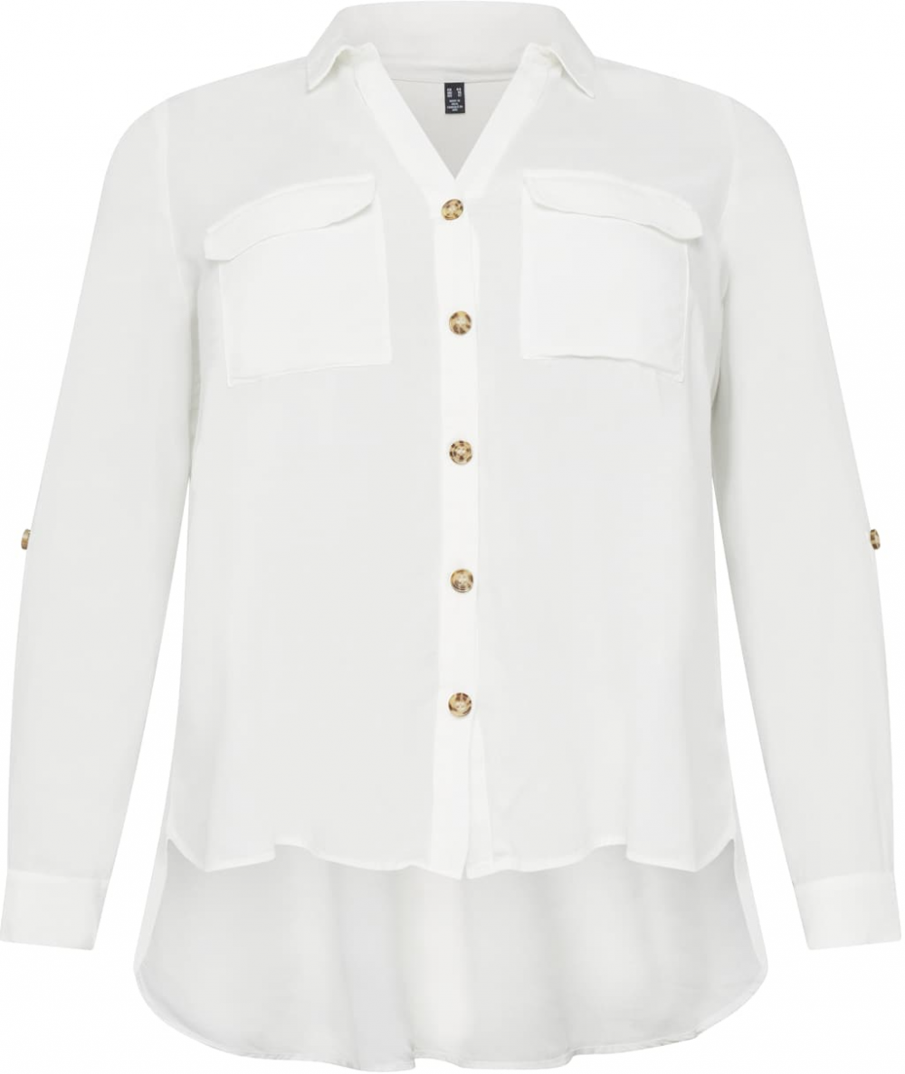 Vero Moda Curve Blúzka 'Bumpy'  biela