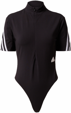 ADIDAS SPORTSWEAR Športové jednodielne plavky  čierna / biela