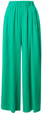 Misspap Plisované nohavice  zelená