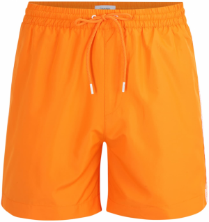 Calvin Klein Swimwear Plavecké šortky  oranžová / biela
