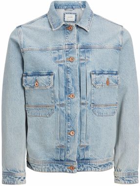 JACK & JONES Prechodná bunda 'KEVIN'  modrá denim