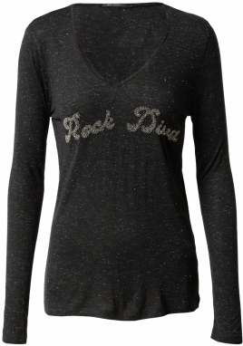 IKKS Tričko  čierna / strieborná