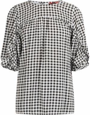 myMo ROCKS Blúzka  čierna / biela