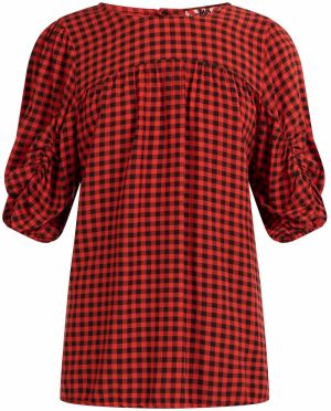 myMo ROCKS Blúzka  červená / čierna