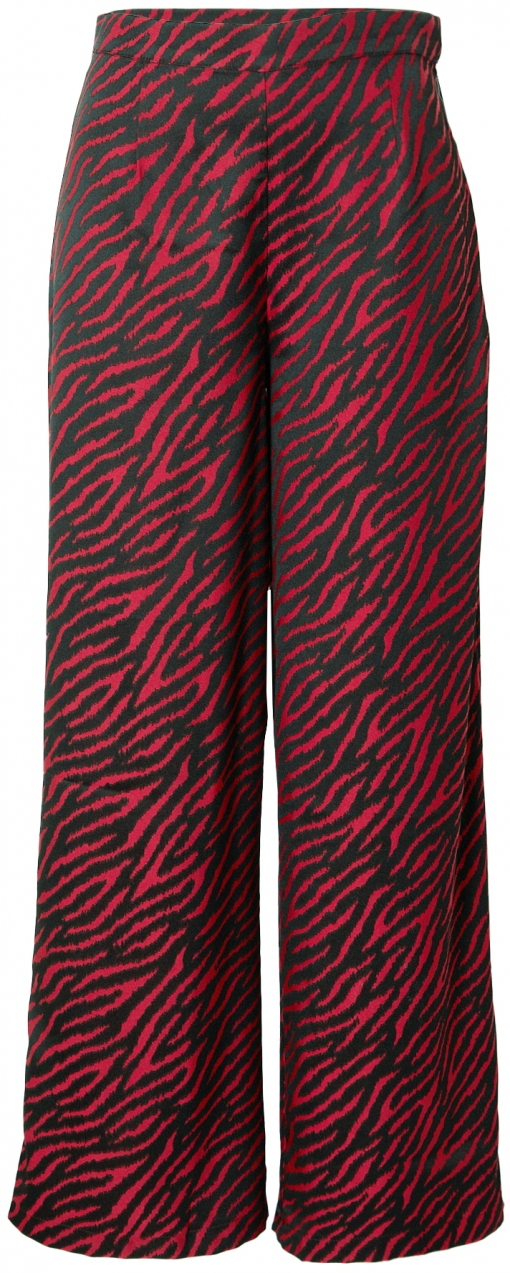 Nasty Gal Nohavice  červená / čierna