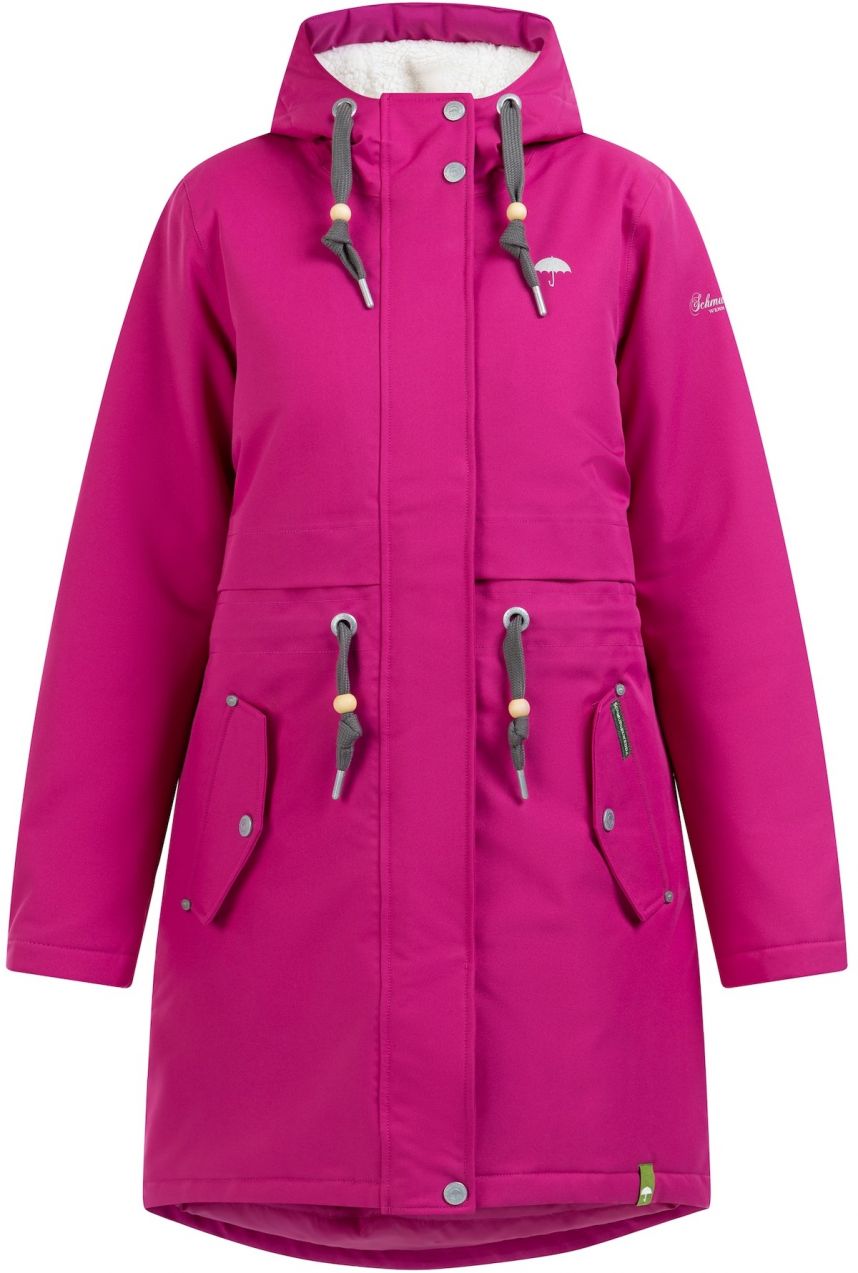 Schmuddelwedda Zimná parka  fuksia