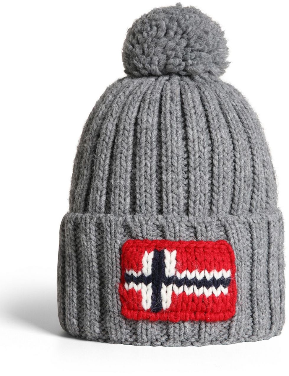 NAPAPIJRI Čiapky 'Semiury'  sivá / červená / čierna / biela