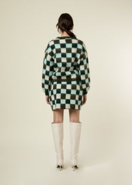 FRNCH PARIS Sukňa 'Vitoria'  béžová / tyrkysová / čierna