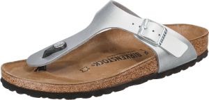 BIRKENSTOCK Žabky 'Gizeh'  strieborná
