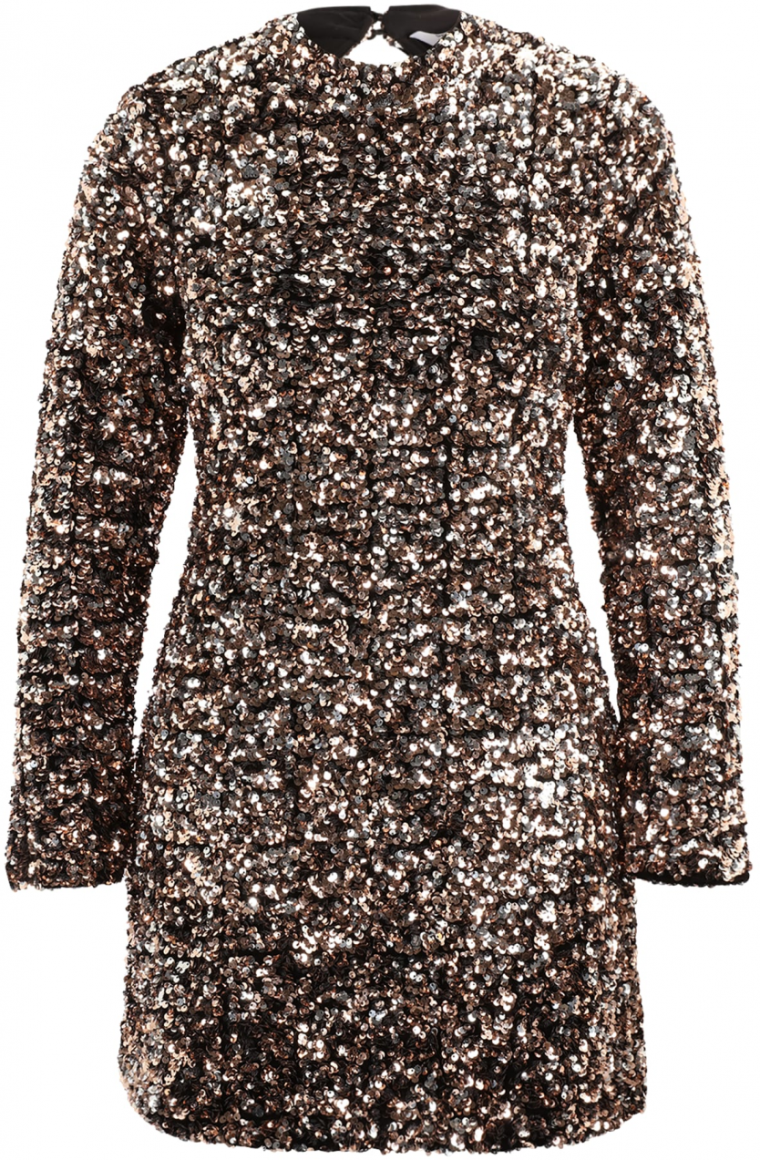 Dorothy Perkins Petite Kokteilové šaty  bronzová