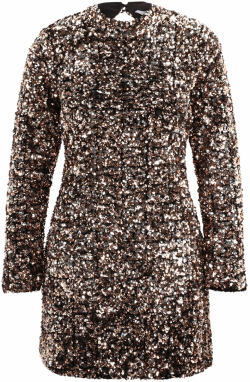 Dorothy Perkins Petite Kokteilové šaty  bronzová