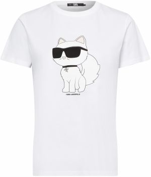 Karl Lagerfeld Tričko 'Ikonik 2.0'  ružová / čierna / biela / šedobiela