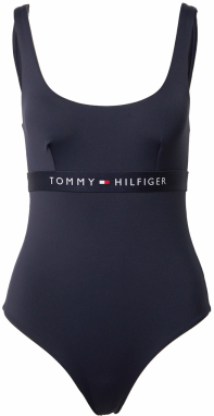 Tommy Hilfiger Underwear Jednodielne plavky  tmavomodrá / ohnivo červená / biela