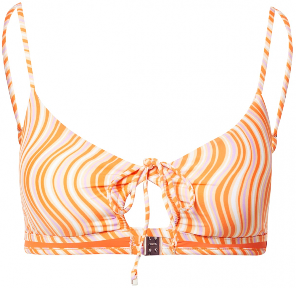 Seafolly Bikinový top  levanduľová / mandarínková / biela