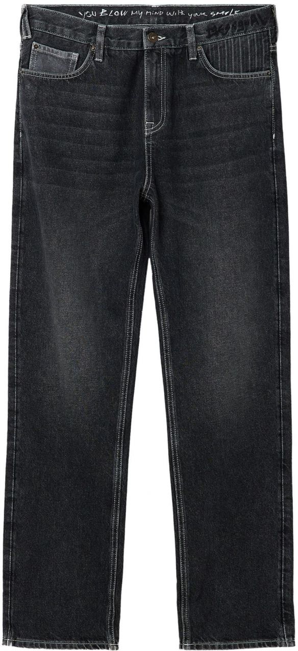 Desigual Džínsy  čierny denim