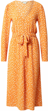 Monki Košeľové šaty  oranžová / biela