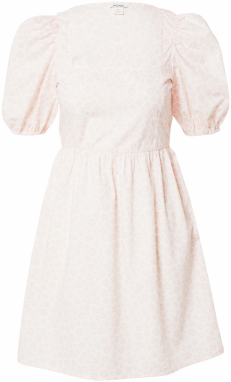 Monki Letné šaty  ružová / biela