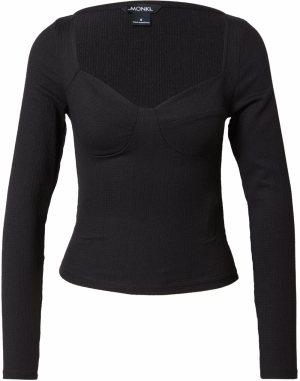 Monki Tričko  čierna