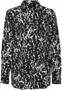 VERO MODA Blúzka 'RITA BECCA'  čierna / biela