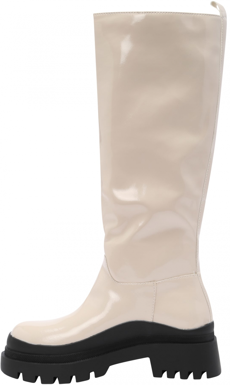 Nasty Gal Čižmy  béžová / čierna