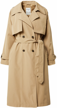 Abercrombie & Fitch Prechodný kabát  hnedá