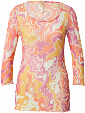 Key Largo Tričko 'SMOKE'  žltá / oranžová / ružová / biela