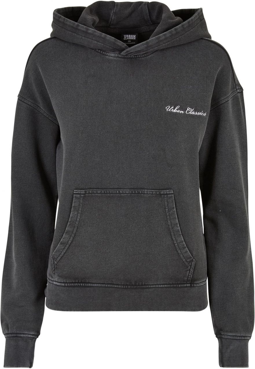 Urban Classics Mikina  čierny denim / biela