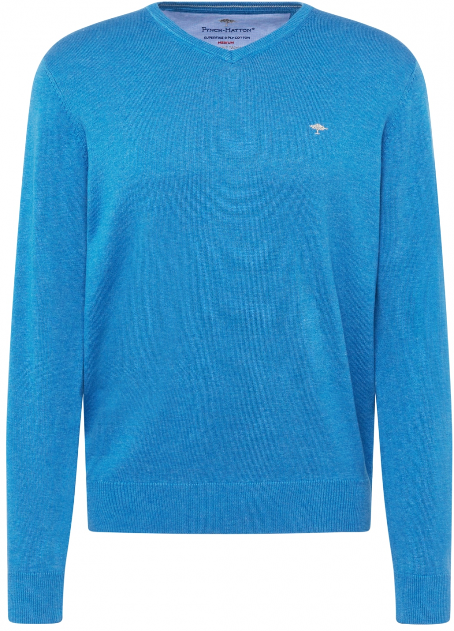 FYNCH-HATTON Sveter  kráľovská modrá / sivá