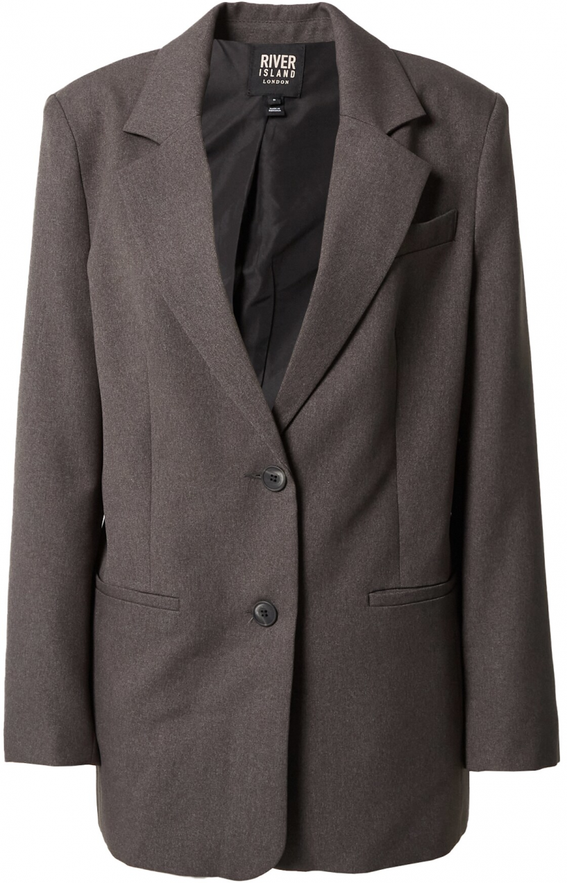 River Island Blejzer 'MENSY'  sivá melírovaná