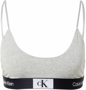 Calvin Klein Underwear Podprsenka  sivá melírovaná / čierna / biela