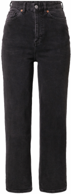 Monki Džínsy  čierny denim