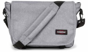 EASTPAK Messenger 'Authentic Collection JR'  sivá melírovaná / červená / čierna / biela